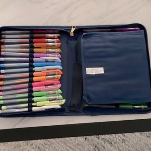 50 Piece Gel Marker Set With Zip Around Case.